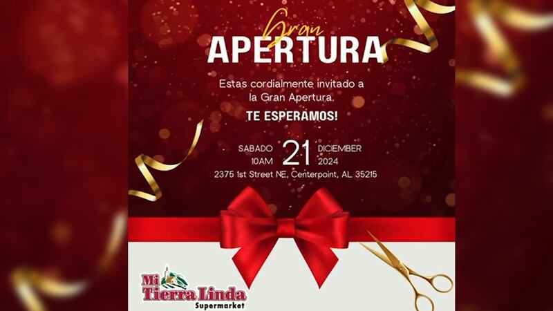 Un nuevo negocio hispano abre en Center Point. Mi Tierra Linda Supermarket será inaugurado...