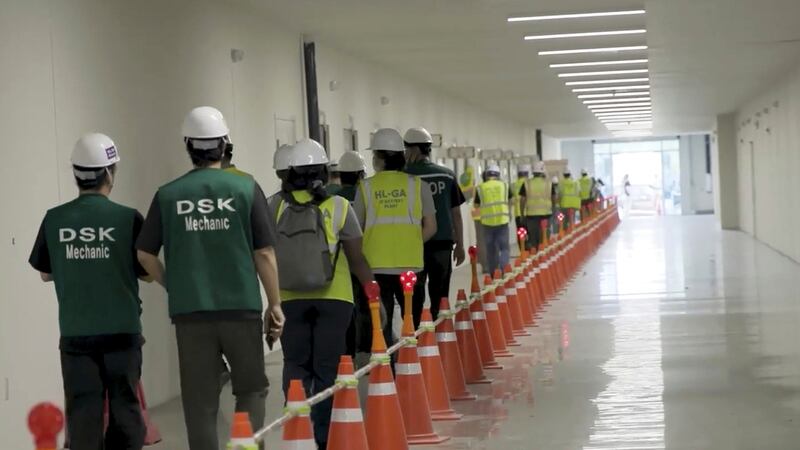 En la imagen, tomada de un video proporcionado por el Servicio de Inmigración y Control de...