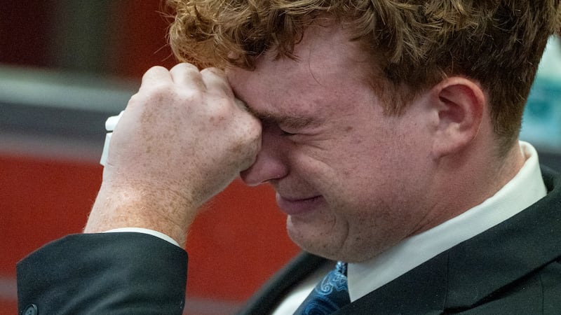 Carter Eslick, durante la vista para su sentencia en la Corte Suprema del condado de Coconino,...