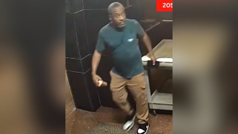 Buscan a un hombre para interrogarlo en un caso de robo en Hoover.