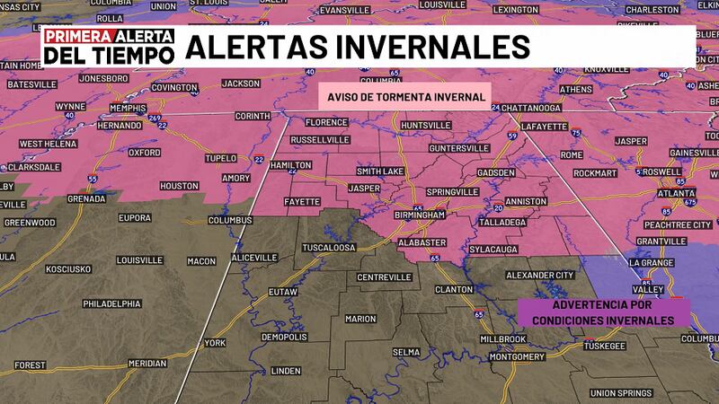 Alertas invernales