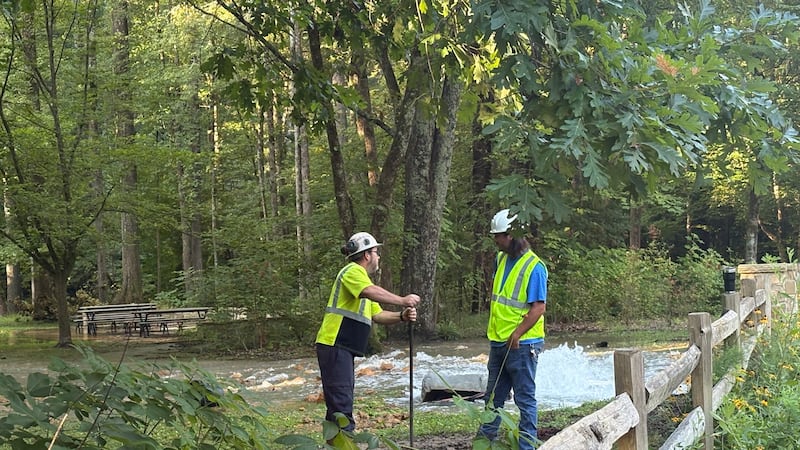 Central Alabama Water crews are on the scene of a water main break in Mountain Brook.