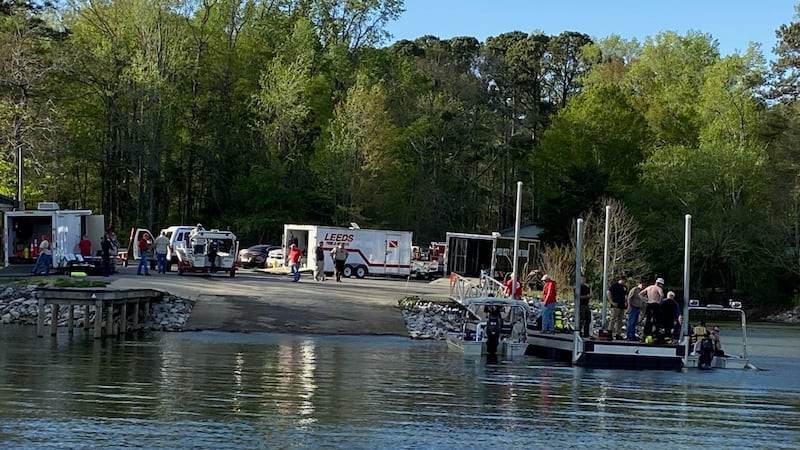 Authorities have been searching for a missing person on Lake Logan Martin since 1:30 pm, April 1.