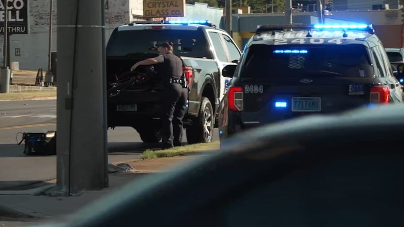 A bicyclist was taken to UAB Hospital after being hit by a vehicle in Birmingham.