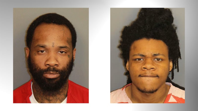 Cornelluis Dontae Houston (left) and Armarious Tymon Anderson (right) were arrested in...