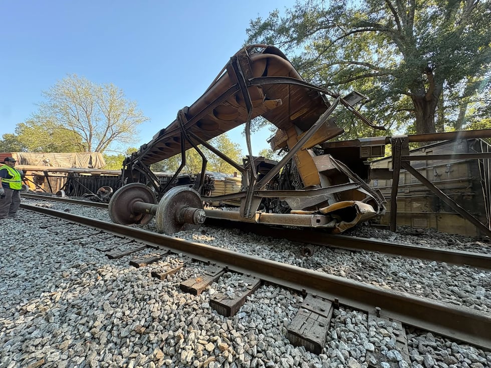Descarrilamiento de tren en Maplesville