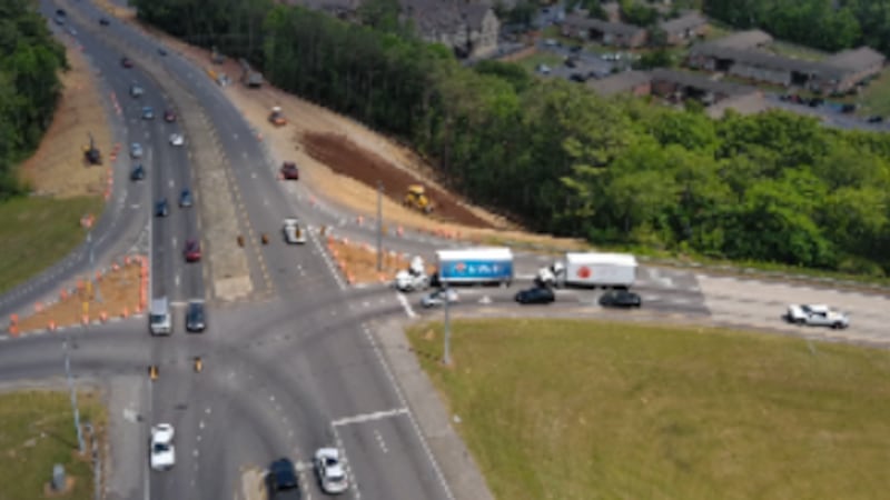 Homewood diverging diamond nears spring milestone