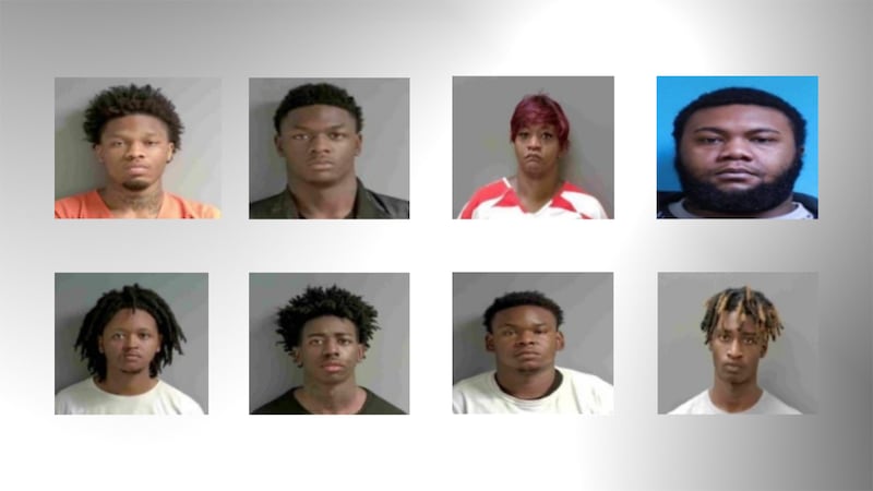 Top from left to right: Jaterius Groce, Zyquan Ackles, Victoria Pope, and Deorderick...