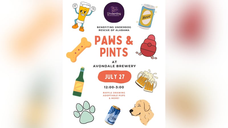 Underdog Rescue of Alabama: Paws & Pints 2025
