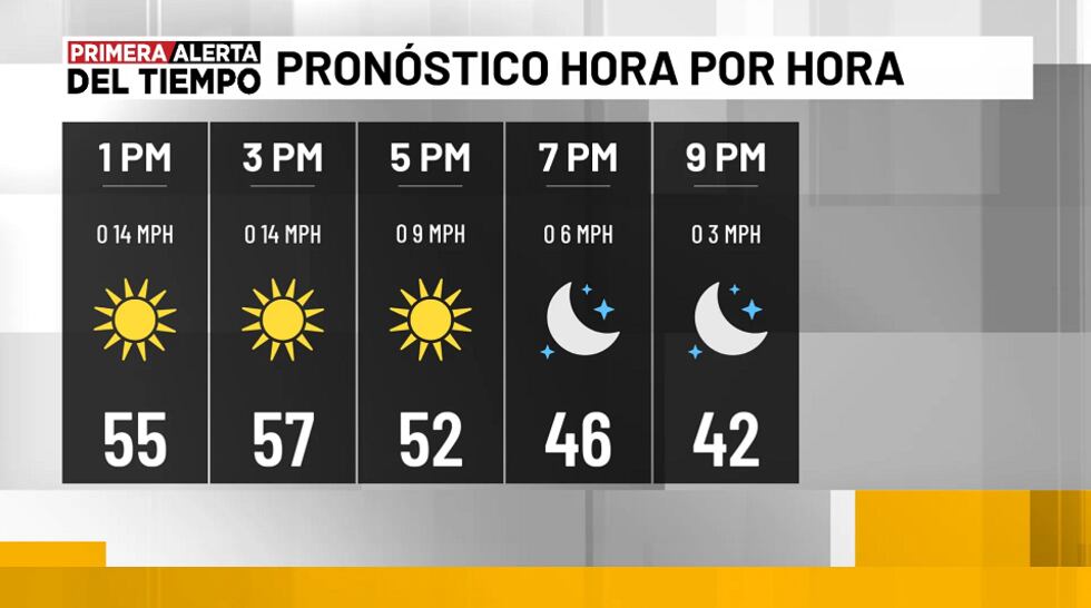 Pronóstico hora por hora
