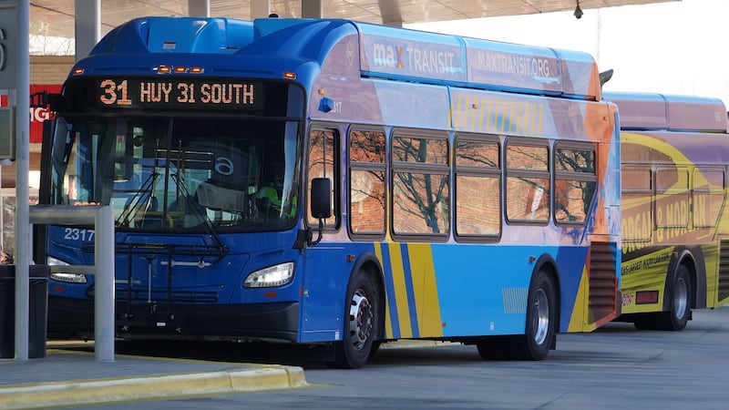 BJCTA MAX Transit bus