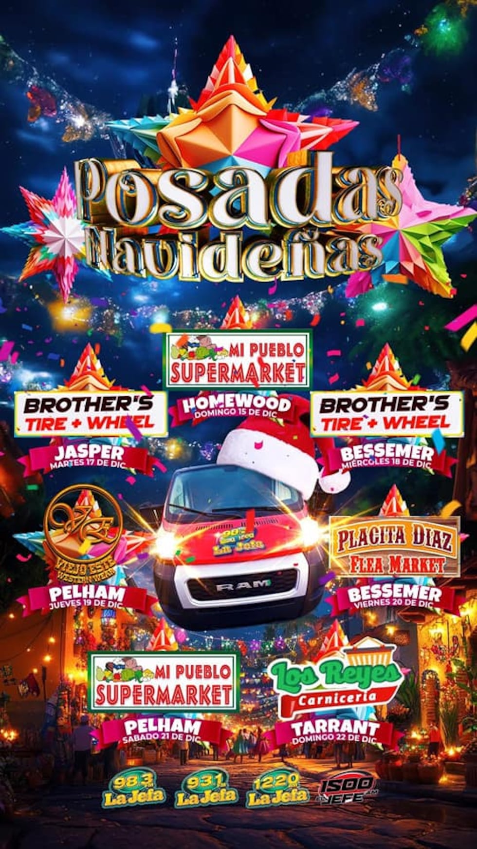 Posadas navideñas de La Jefa