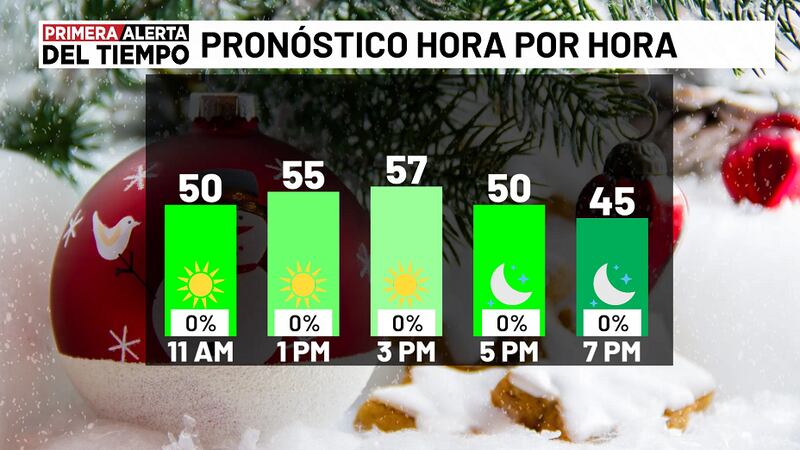 Pronóstico hora por hora - hoy