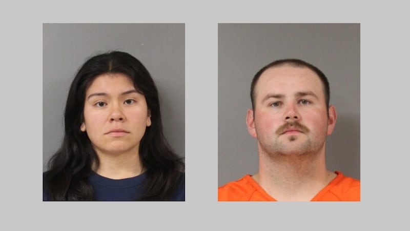 Liletzy Valdez-Carbajal, left and Joseph Evans, right.