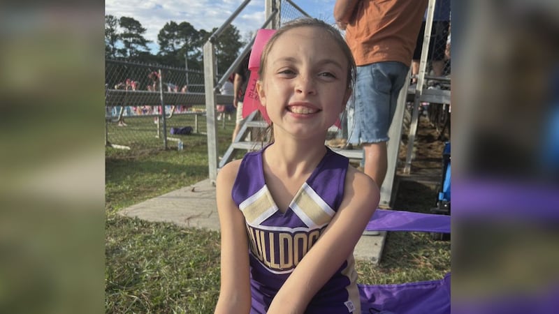 Delyla McCay was attacked by a Blue Heeler outside her apartment complex in Hanceville.