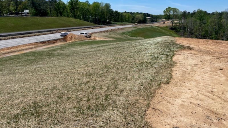 Two opposite views of the new 82 bypass running through parts of Gordo. The photos were taken...