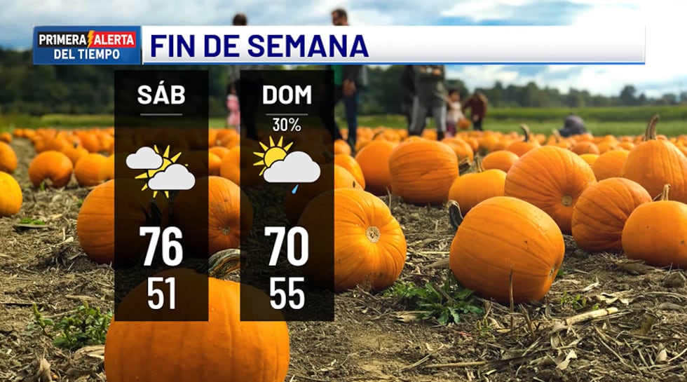 Pronóstico para el fin de semana