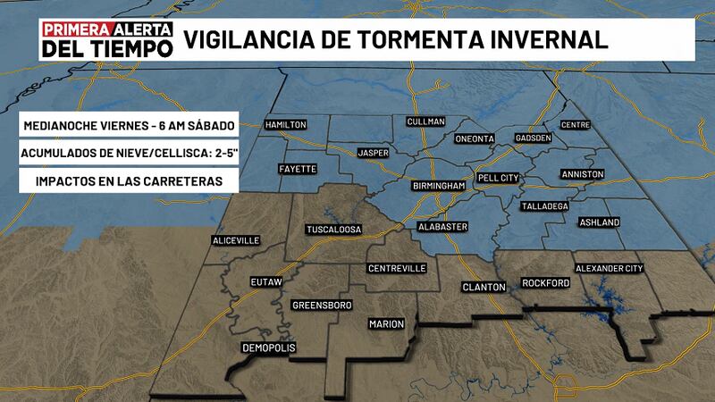 Vigilancia de tormenta invernal