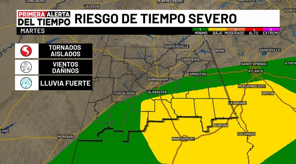 Riesgo de tiempo severo