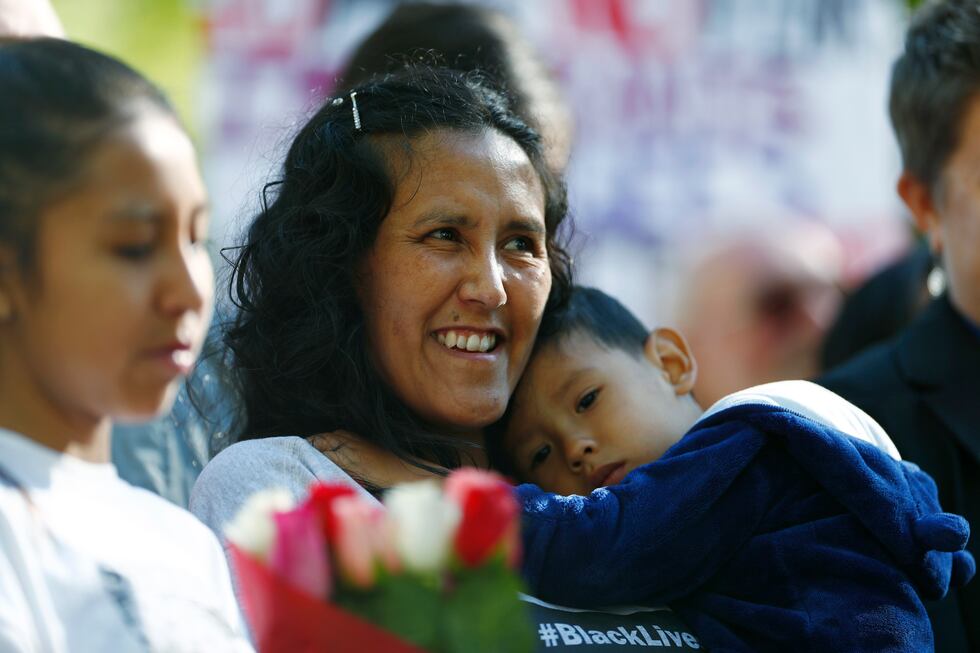 Archivo - Jeanette Vizguerra, una migrante mexicana defesora de una reforma migratoria, en una...