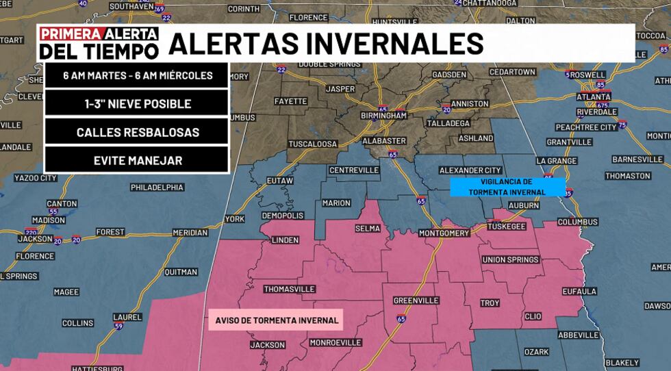 Alertas invernales