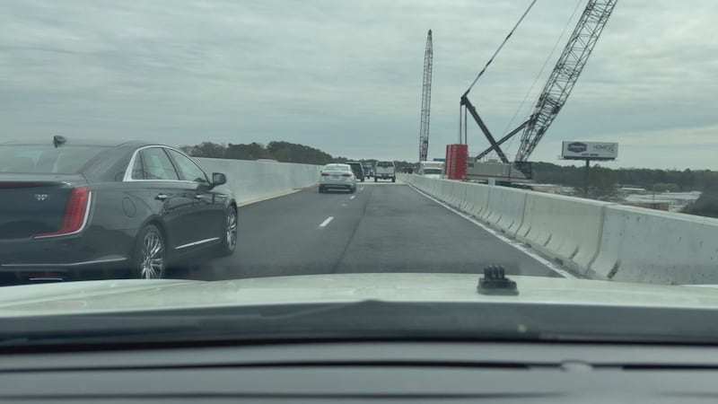 Drivers heading south along I-65 for Spring Break will drive across some new lanes that just...