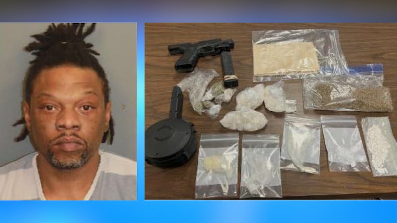 Dejuan Montez Garrett was arrested and illegal drugs seized from his property, including...