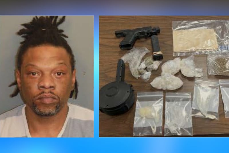 Dejuan Montez Garrett was arrested and illegal drugs seized from his property, including...