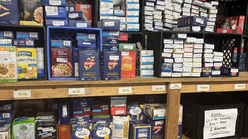 The pantry is prepared to feed mouths while the government remains in a shutdown.