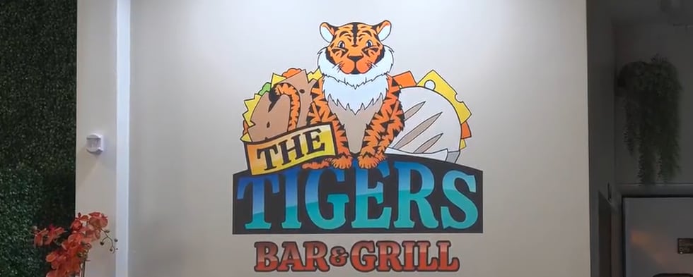 The Tigers Bar and Grill on Hillcrest Road.