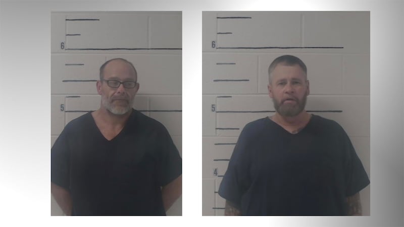 Left to Right: 44-year-old Justin Jay Whaley - 45-year-old James Elvin Cook