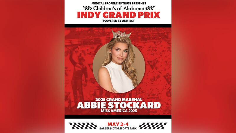 Abbie Stockard named Grand Marshal for the 2025 Children's of Alabama Indy Grand Prix