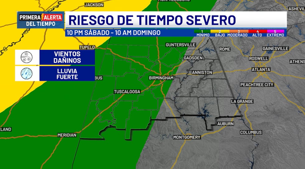 Riesgo de tiempo severo