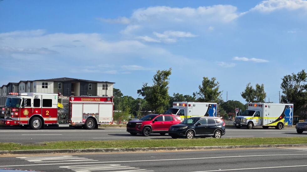 Large police presence outside Oglethorpe Mall
