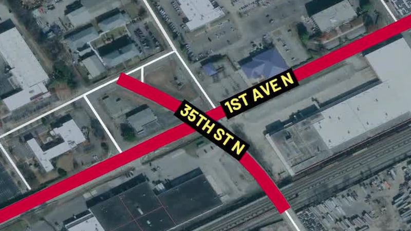 Road closure in Birmingham for bridge work
