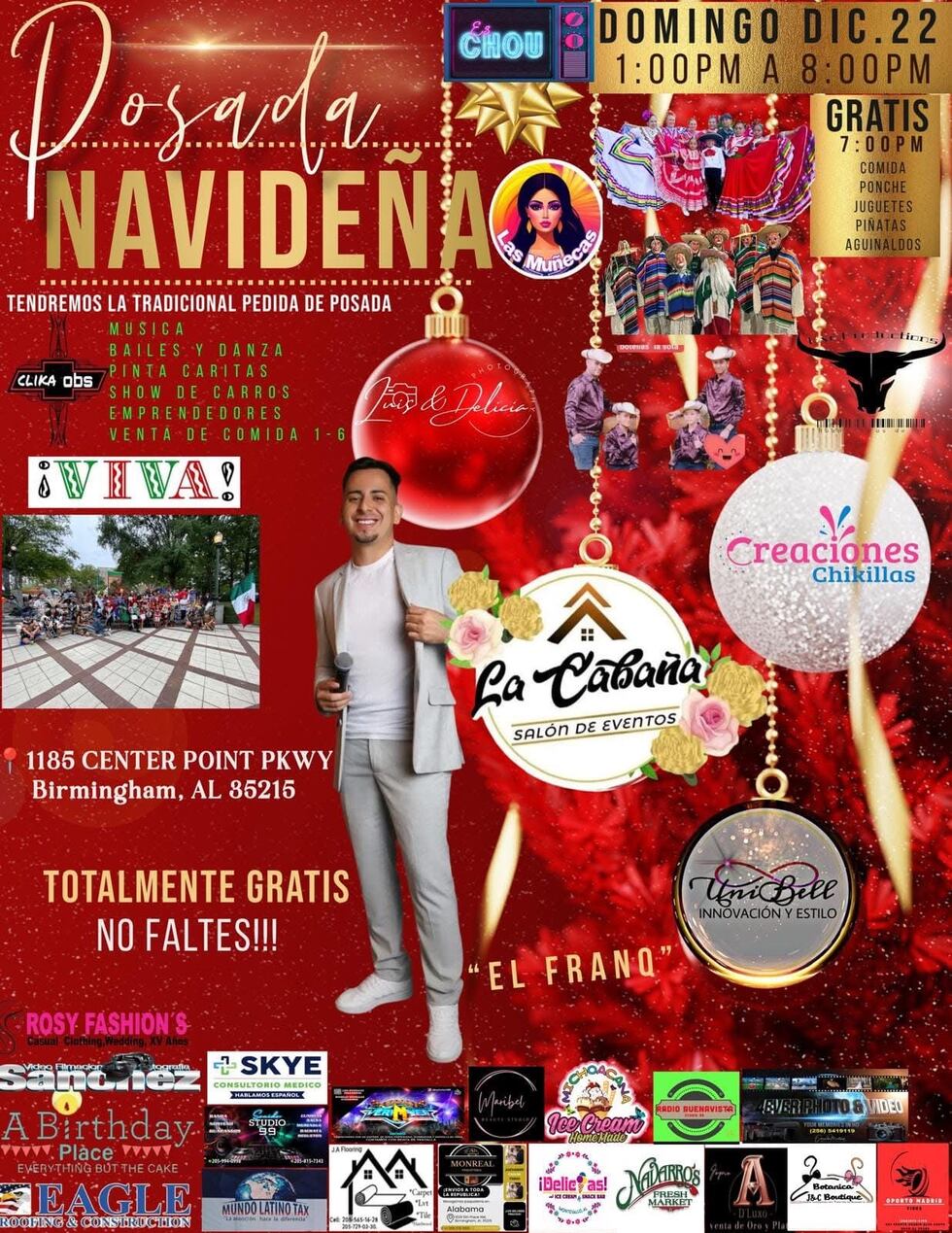 Posada navideña en Center Point