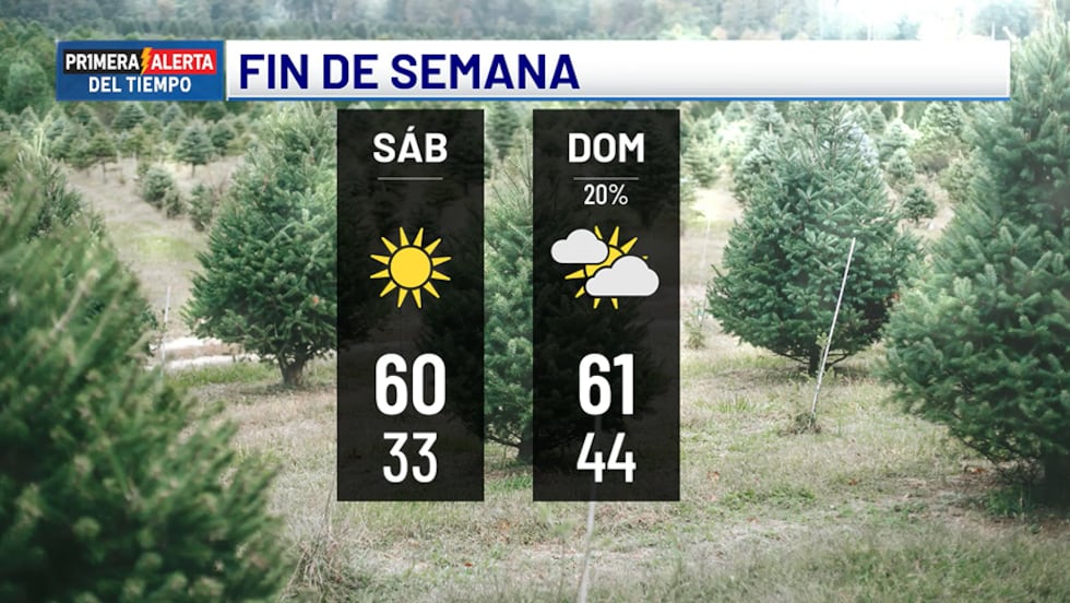 Pronóstico para el fin de semana