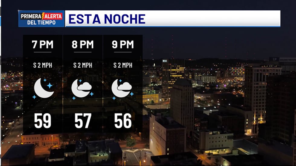 Pronóstico para la noche