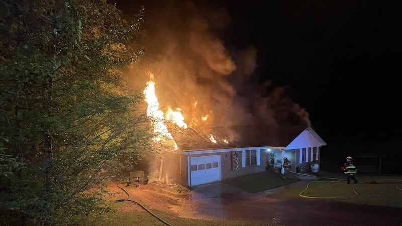Authorities are investigating a house fire on Candy Lane in Center Point.