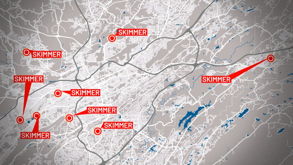 Mapa de fraude de EBT