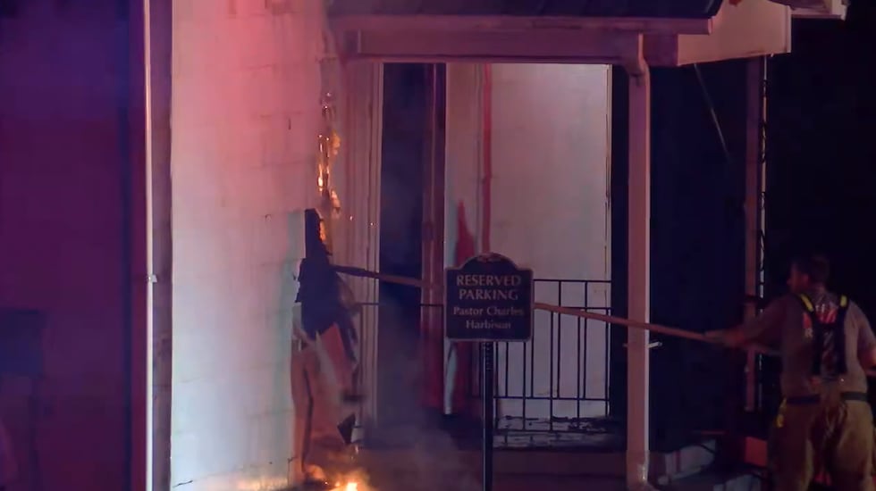 La Iglesia Bautista Misionera de Goodsprings fue destruida por un incendio.