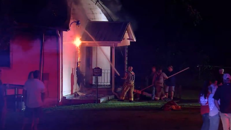 The Goodsprings Missionary Baptist Church was destroyed by fire