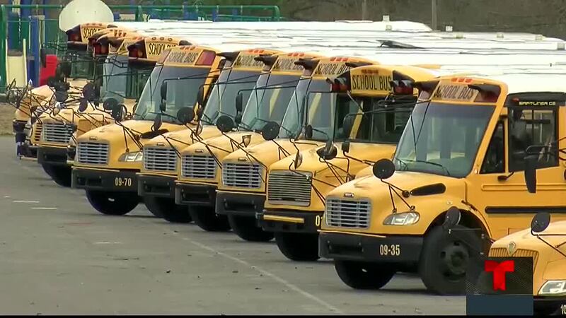 La Escuelas de Birmingham recibieron una subvención para comprar 20 autobuses escolares...