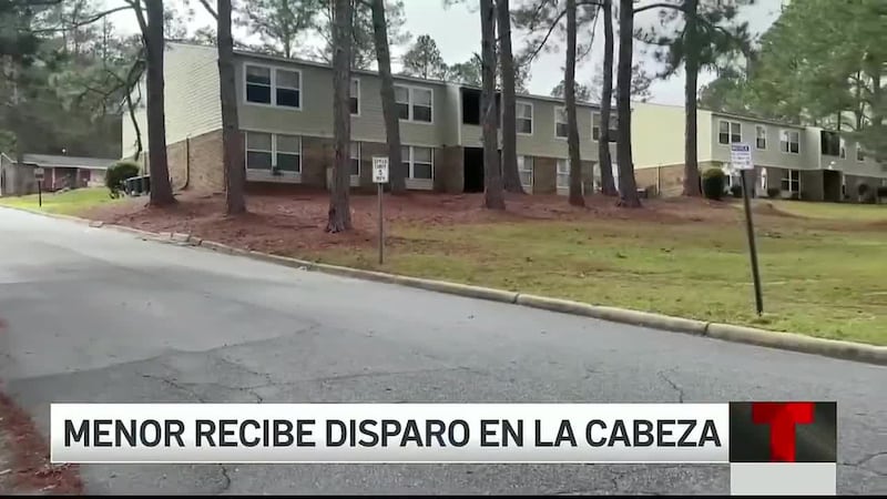 Una menor recibió un disparo en la cabeza en phenix city, Alabama.