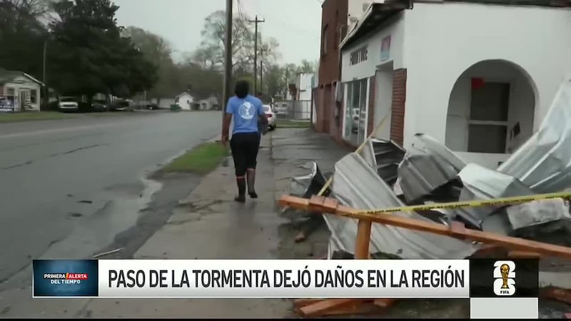 Paso de la tormenta dejo daños en la región