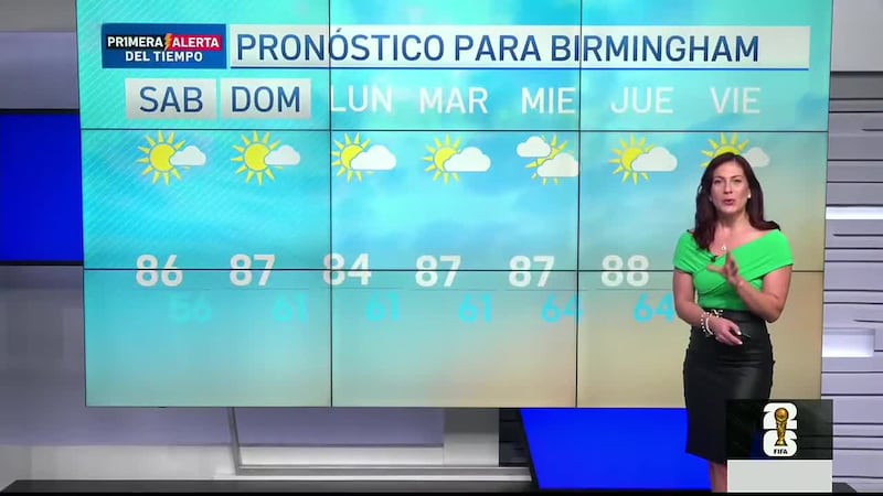 Iriana Guerrero con el pronóstico.