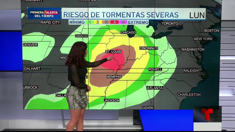Iriana Guerrero con el pronóstico.