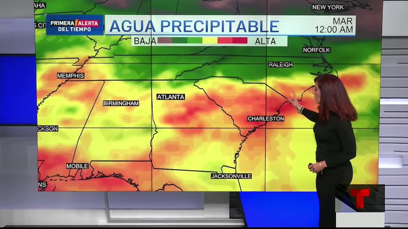 Iriana Guerrero con el pronóstico.