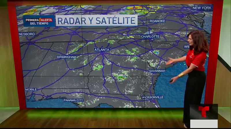 Iriana Guerrero con el pronóstico.