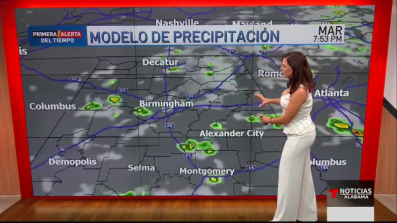 Iriana Guerrero con el pronóstico.